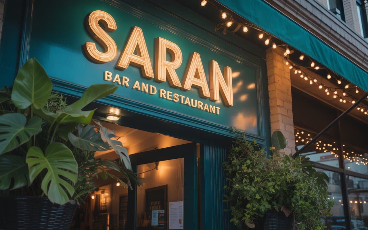Our colorful restaurant